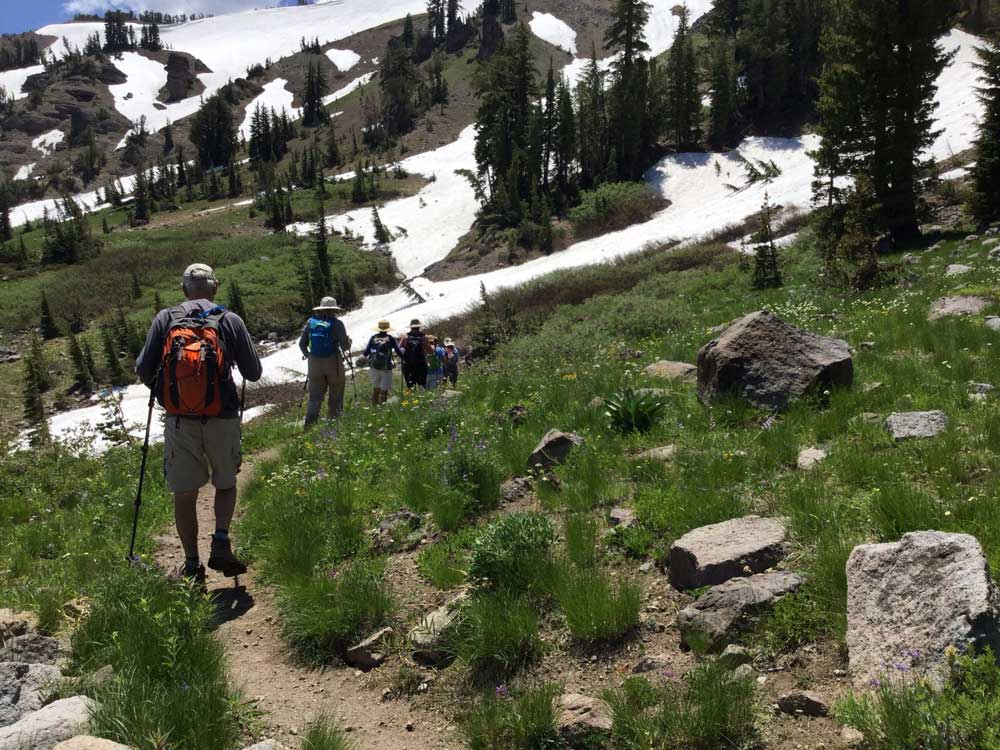 Early summer hiking doesn't stop us