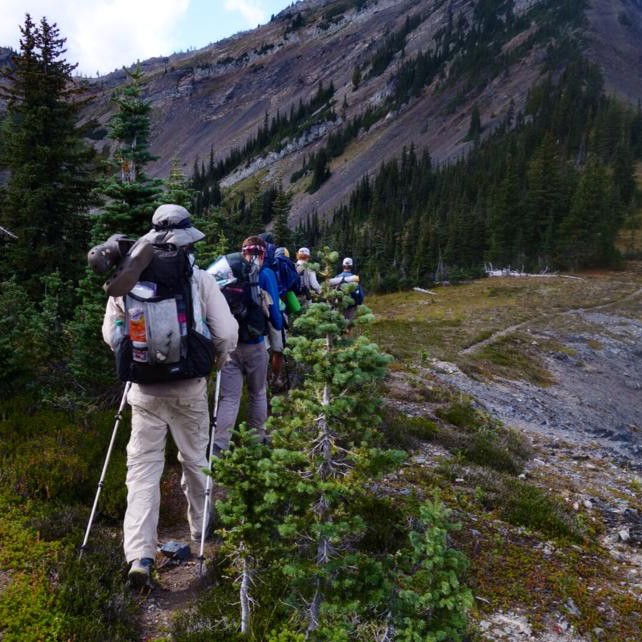 PCT photo Pacific Crest Trail Hikers