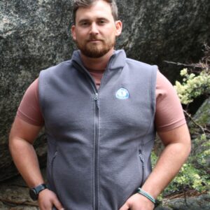 Men's Fleece Vest Charcoal