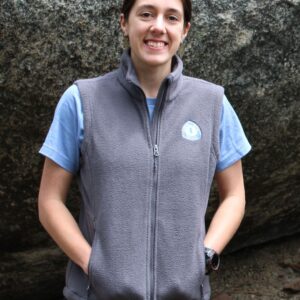 Women's Fleece Vest Charcoal