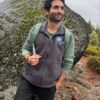 Men's Fleece Vest Charcoal - Image 2
