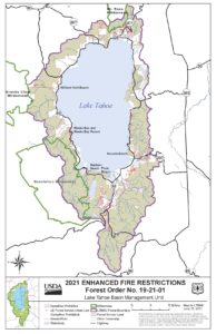 Fire restrictions on the Tahoe Rim Trail in Lake Tahoe