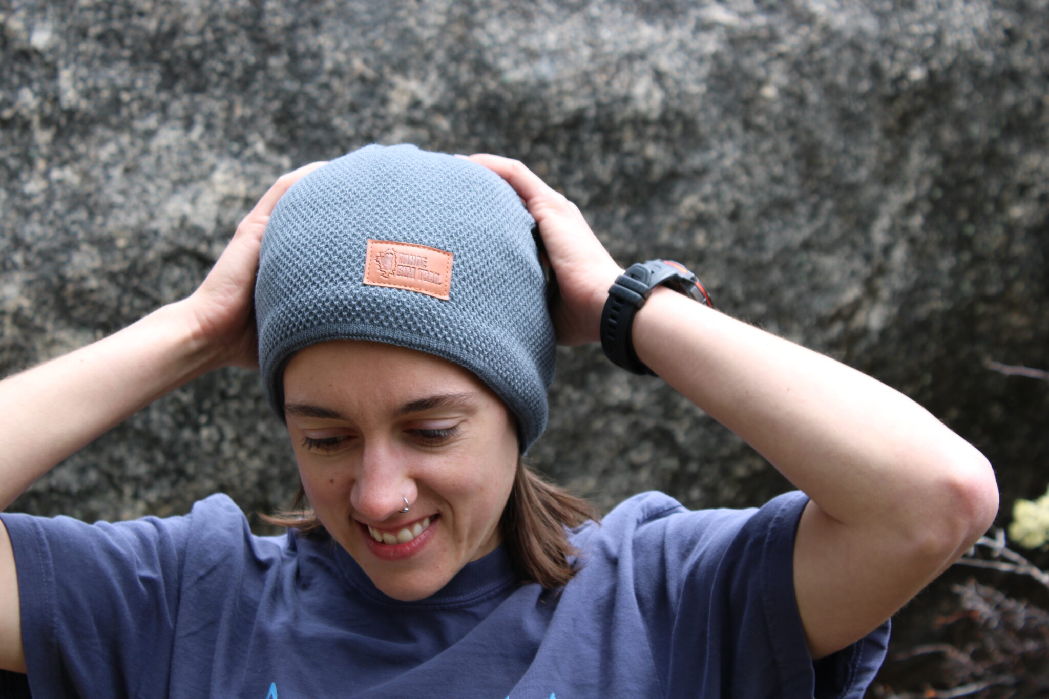 Tahoe Rim Trail Grey Beanie