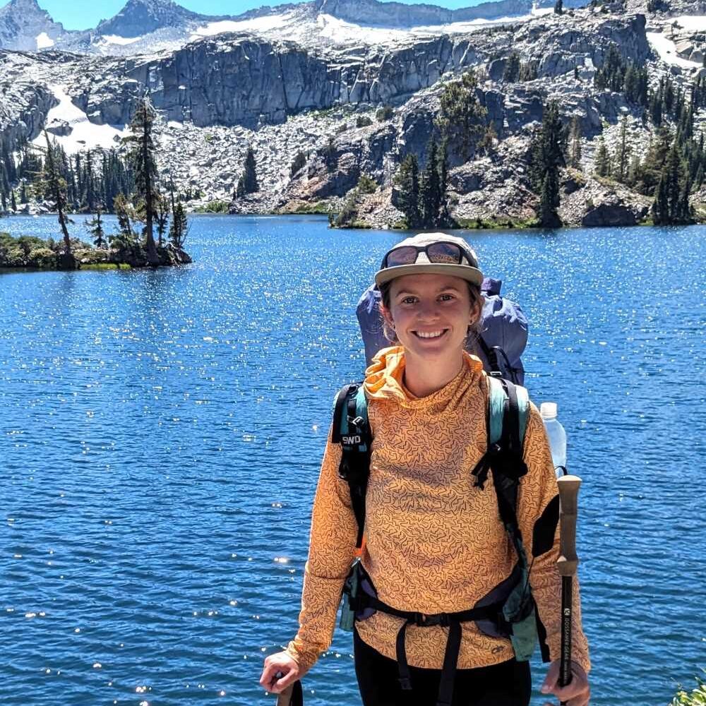 hiker in Lake Tahoe