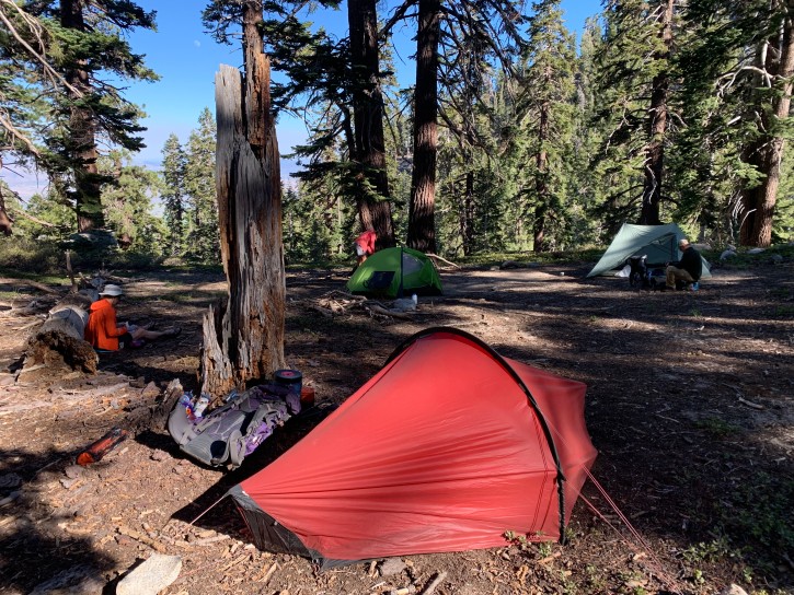 Tent in the wilderness