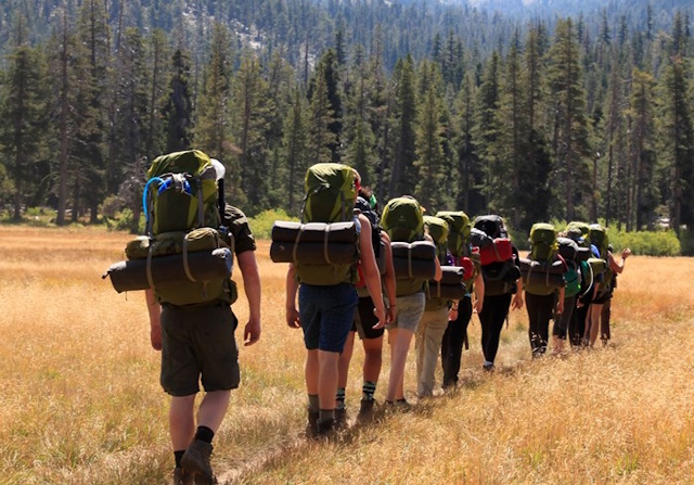 Backpacking trips for kids in Lake Tahoe on the Tahoe Rim Trail