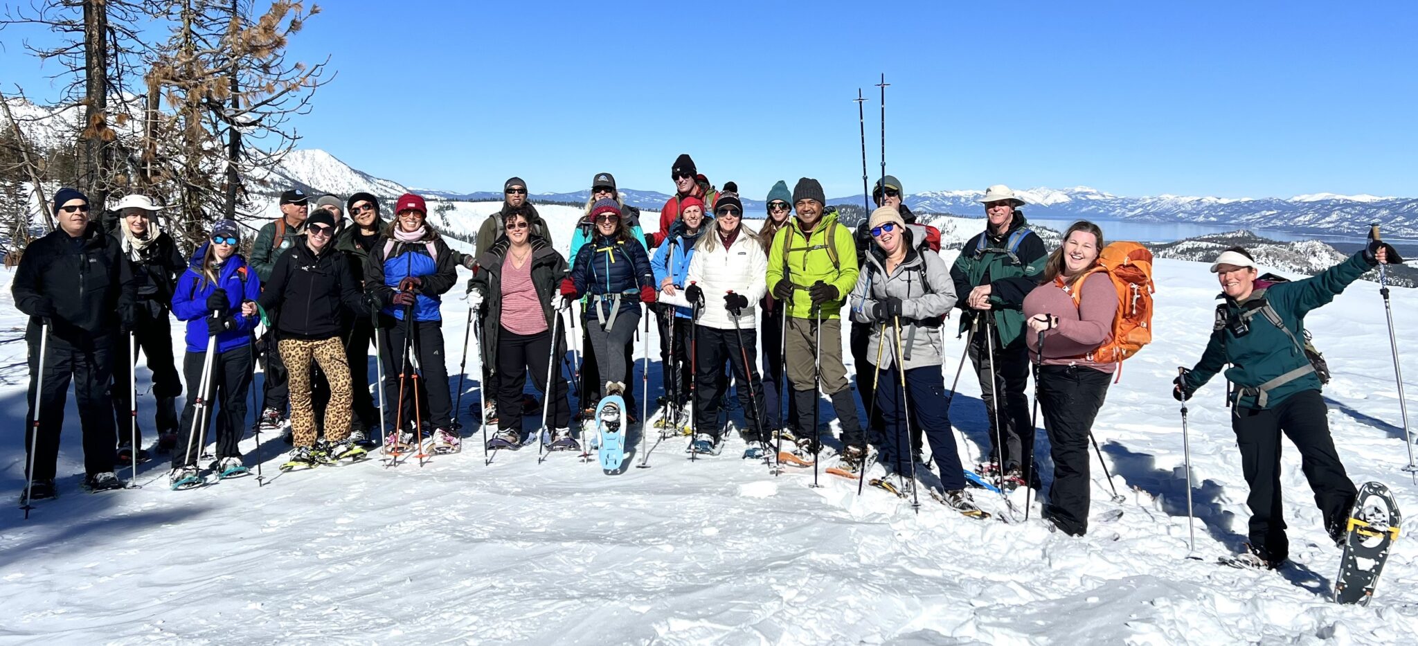 Snowshoeing on TRT