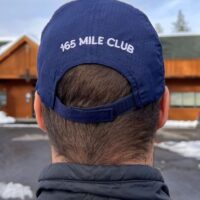 165 Navy cap back modeled